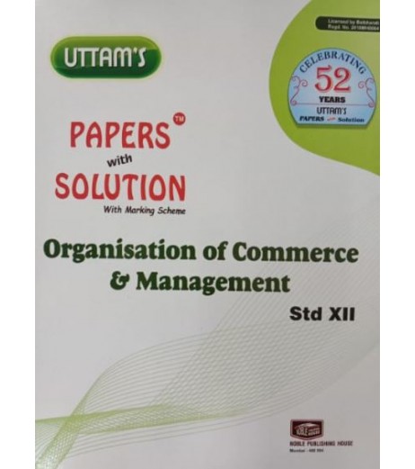 Uttams Paper Solution Std 12 Organisation of Commerce and Management Commerce - SchoolChamp.net